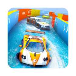 Water Slide Car Stunts Racer