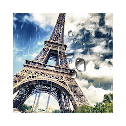 Rainy Paris Live Wallpaper