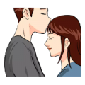 The Best Kiss Sticker for Whatsapp