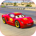 Splashy Superhero Vertigo racing lightning car