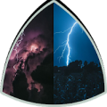 lightning strike alert with  lat-long