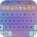 Rain Glass Love Emoji Keyboard