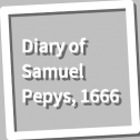 Book Diary of Samuel Pepys 1666